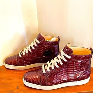 Christian Louboutin Python Crystal Lame Euro 47.5